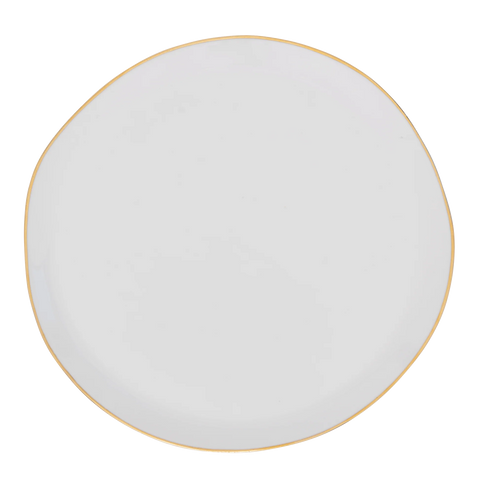 Gold rimmed plate