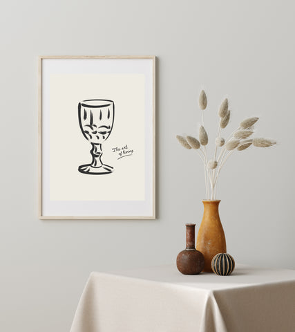 Wine glass Print