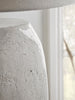 Crackle effect lamp with linen shade - Pre- order
