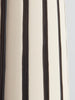 Monochrome striped lamp with linen shade  - Pre- order
