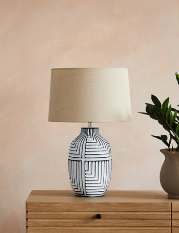 Abstract lamp with shade  - Pre- order