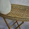 Gold metal tray side table  - Pre- order