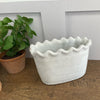Fluted long plant pot - collection only