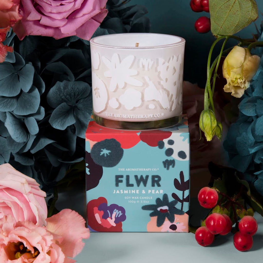 FLWR Jasmine & Pear Candle