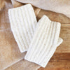 Soft knit marl hand warmers