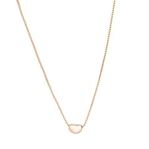 Abstract contemporary necklace - gold