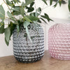 Grey glass bobble vase - Special price