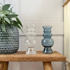 Grey glass bobble vase - Special price
