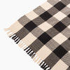 Large gingham check throw