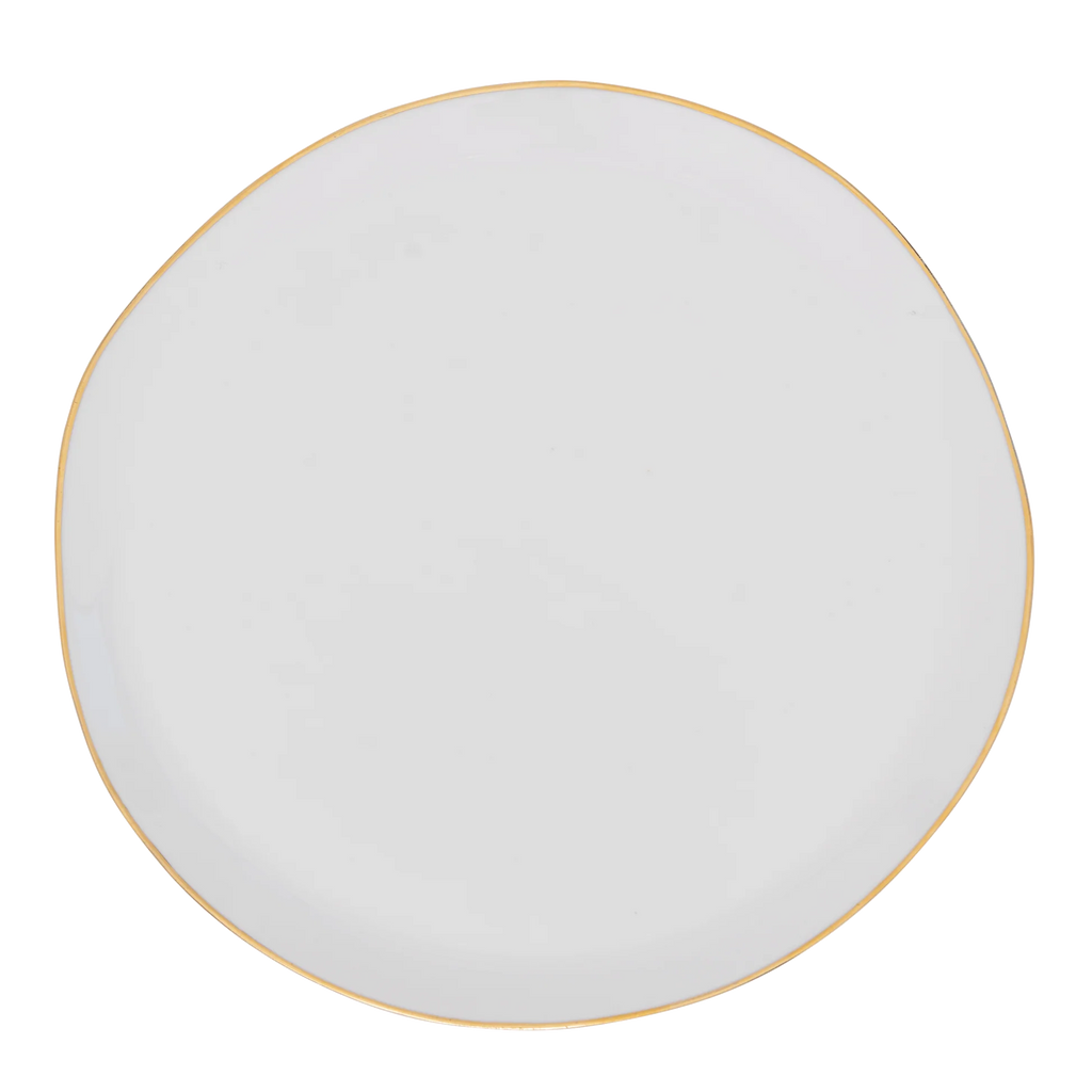 Gold rimmed plate