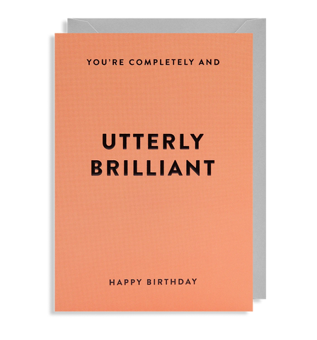 brilliant birthday card