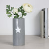 Star vase - grey