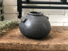 Black iron bud vase
