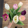 Mixed faux tulip bunch