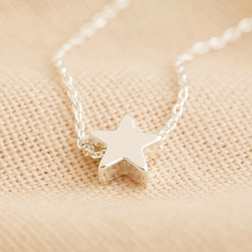 Star necklace - silver