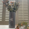 Star vase - grey