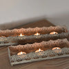 Candle tray for 3 tealights