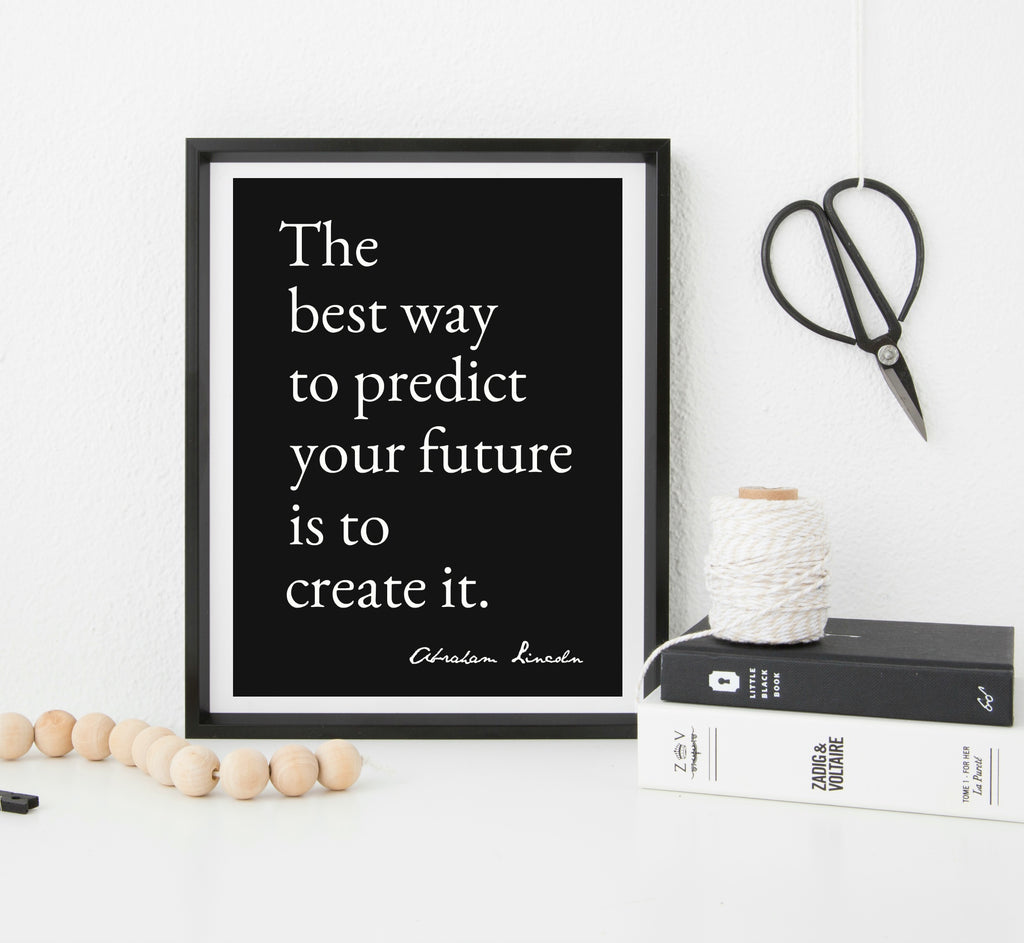 Create Your Future inspirational print